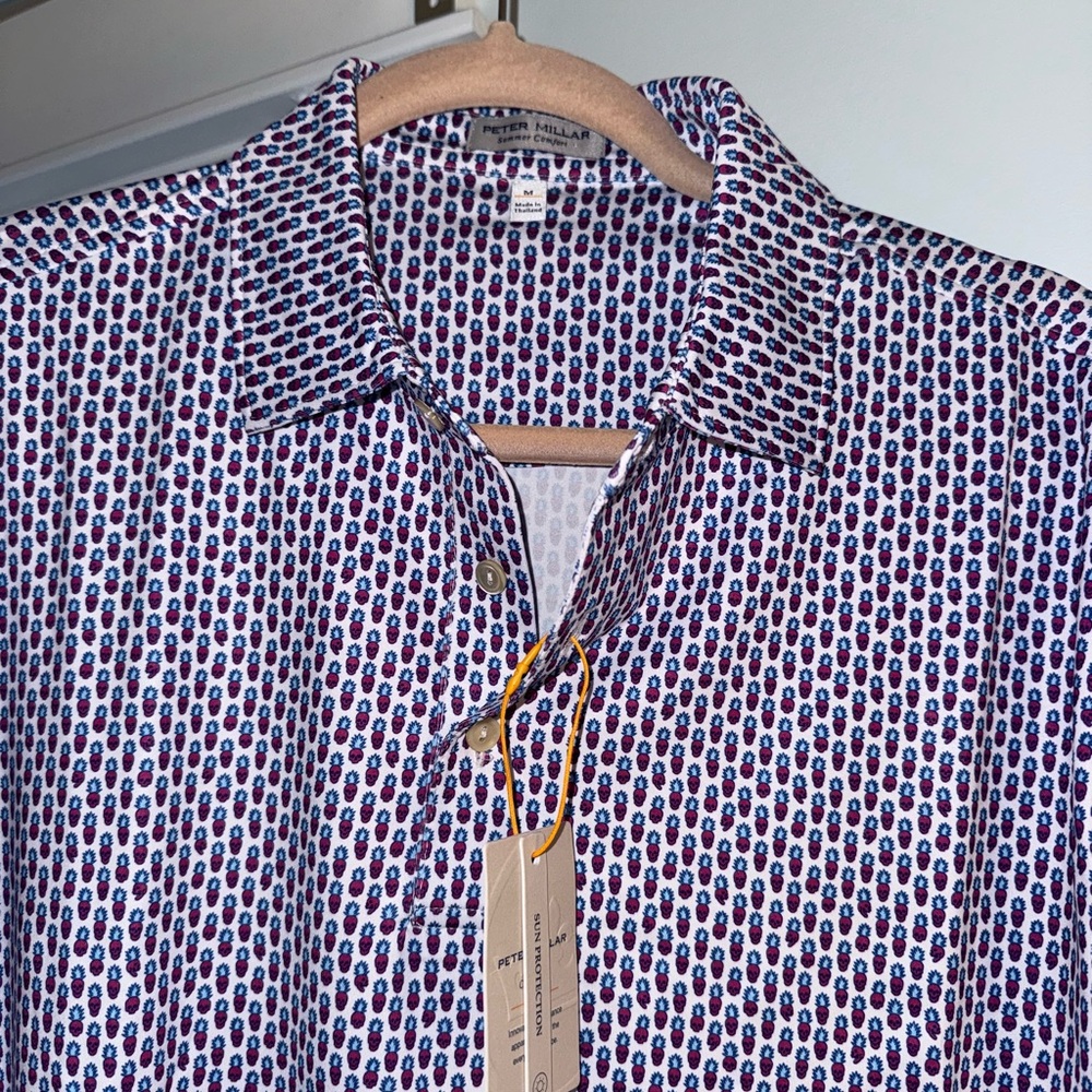 Peter Millar Pineappleskull polo
